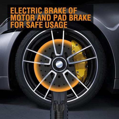 MAXXT Electric 2.5mm Random Orbital Sander Brushless 350W Electric Corded Orbital Sanders Machine with Sanding Paper for Woodworking