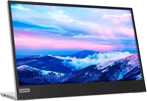 Lenovo L15 Portable Monitor, 15.6” Display, Full HD Resolution, IPS Panel, 250 nits Brightness, 60Hz Refresh Rate
