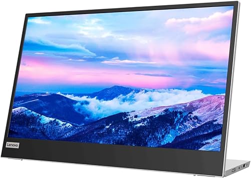 Lenovo L15 Portable Monitor, 15.6” Display, Full HD Resolution, IPS Panel, 250 nits Brightness, 60Hz Refresh Rate