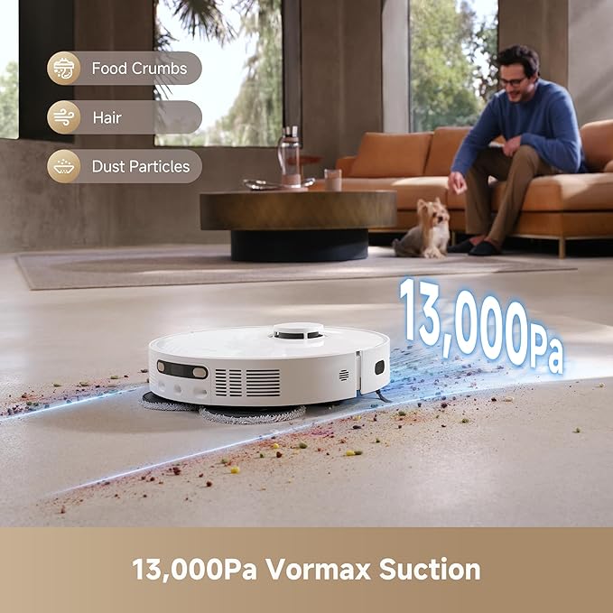 OPEN BOX - Dreame L40s Ultra CE Robot Vacuum & Mop – White