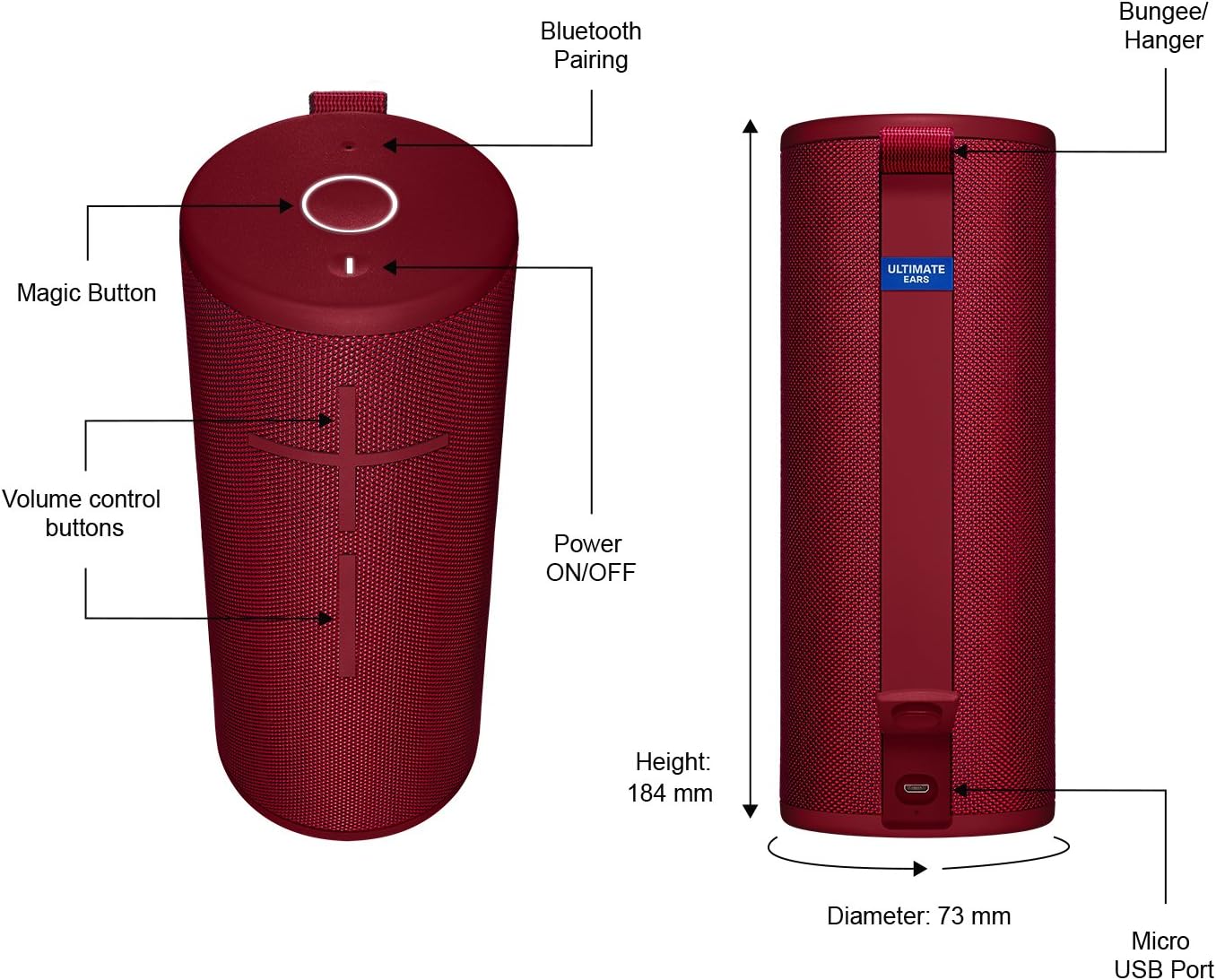 Ultimate Ears Boom 3 speakers