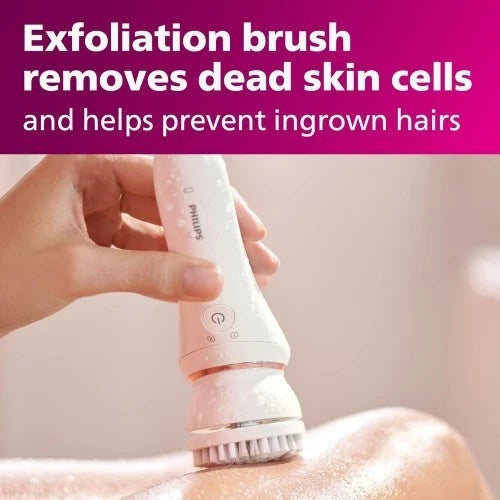 Philips Series 8000 Rechargeable Electric Epilator - White (BRE700/04)