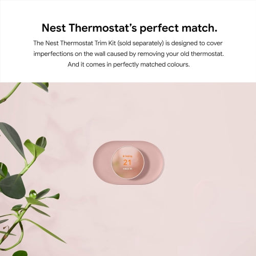 Google Nest Thermostat - Smart Thermostat for Home - Programmable WiFi Thermostat -Snow - Open Box