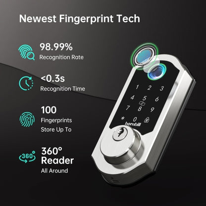 Hornbill Wifi Smart Lock - Satin Nickel
