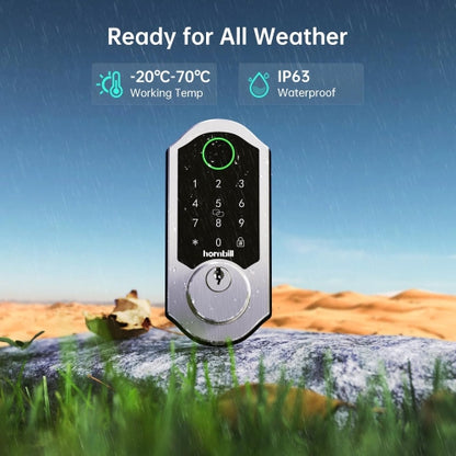 Hornbill Wifi Smart Lock - Satin Nickel