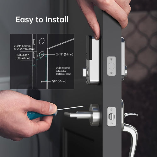 Hornbill Wifi Smart Lock - Satin Nickel