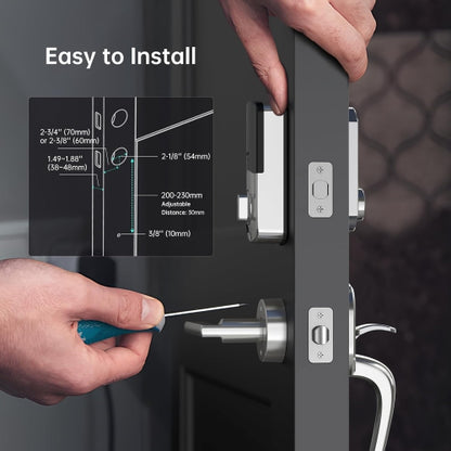 Hornbill Wifi Smart Lock - Satin Nickel