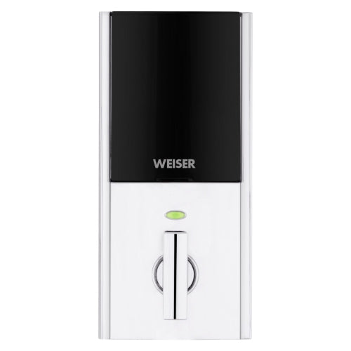 Weiser HomeConnect 620 Traditional Deadbolt with Z-Wave Technology - Featuring SmartKey (Polished Chrome)