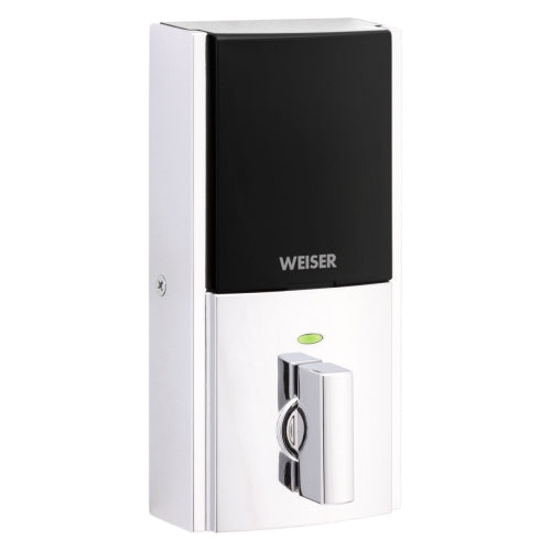 Weiser HomeConnect 620 Traditional Deadbolt with Z-Wave Technology - Featuring SmartKey (Polished Chrome)