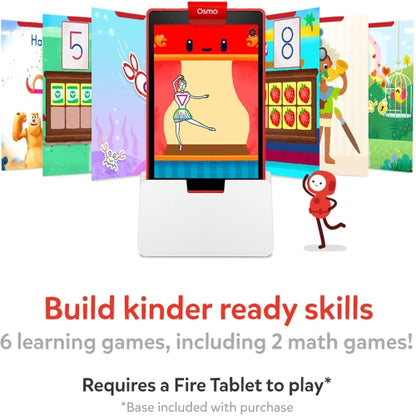 Osmo Little Genius Starter Kit for Fire Tablet (Early Math Adventure and 6 Educational Games)