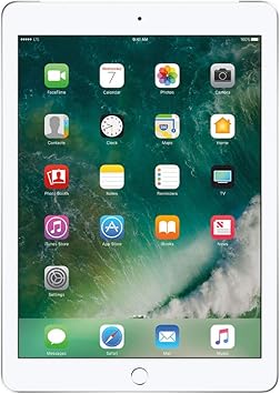 Apple iPad with WiFi + Cellular, 32GB, Silver (2017 Model) (Refurbished-Excellent)