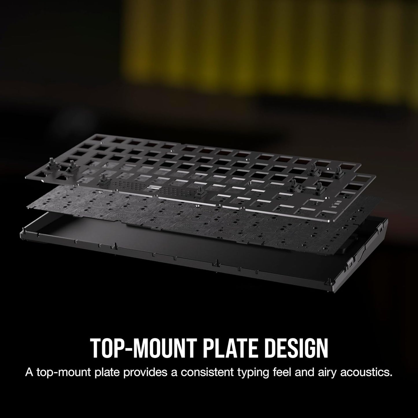 OPEN BOX - CORSAIR K65 PLUS WIRELESS 75% RGB Hot-Swappable Mechanical Gaming Keyboard