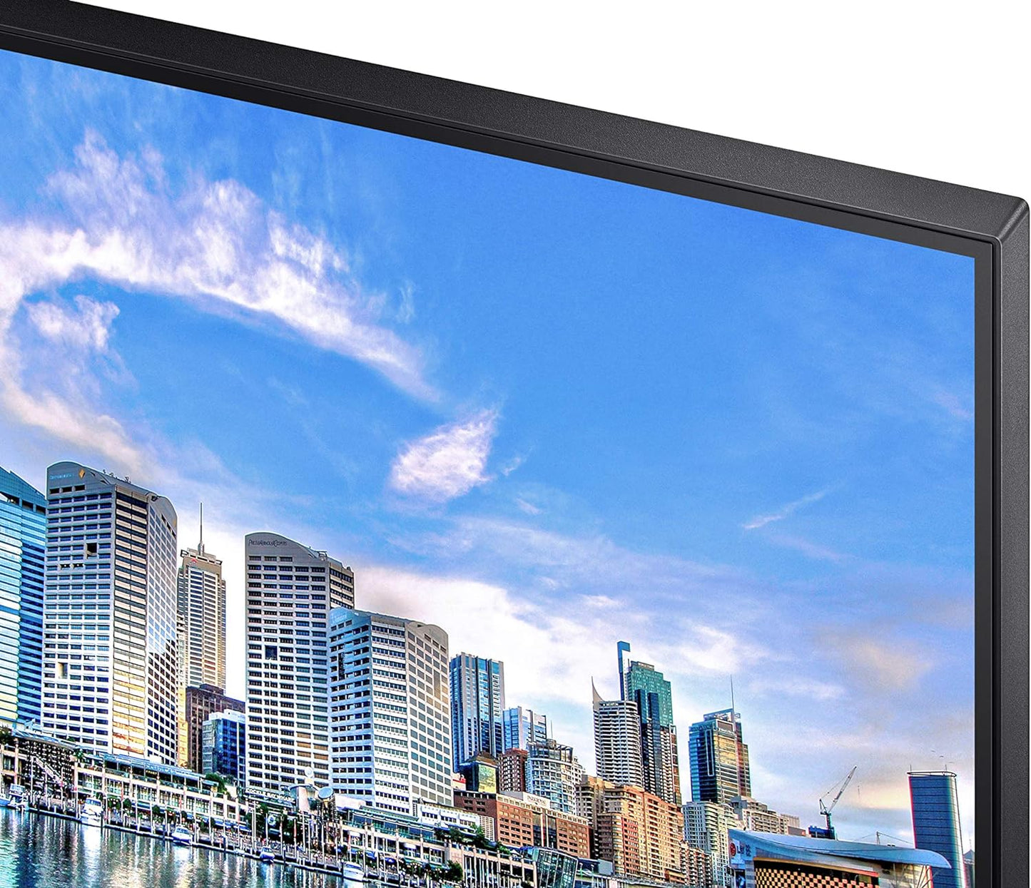 OPEN BOX - SAMSUNG FT45 Series 24-Inch FHD 1080p Computer Monitor, 75Hz, IPS Panel, HDMI, USB Hub, Height Adjustable Stand