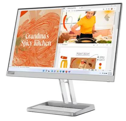 Lenovo L24i-40 PC Monitor, 23.8” IPS Panel, FHD Resolution, 100Hz Refresh Rate, AMD FreeSync, HDMI and VGA Ports