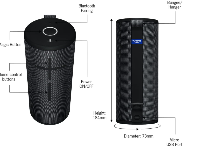 Ultimate Ears Boom 3 speakers