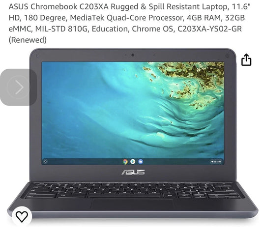 Asus Chromebook C203X