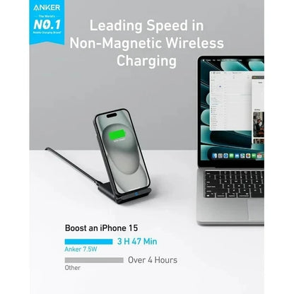 Anker 313 Wireless Charging Stand, Qi-Certified