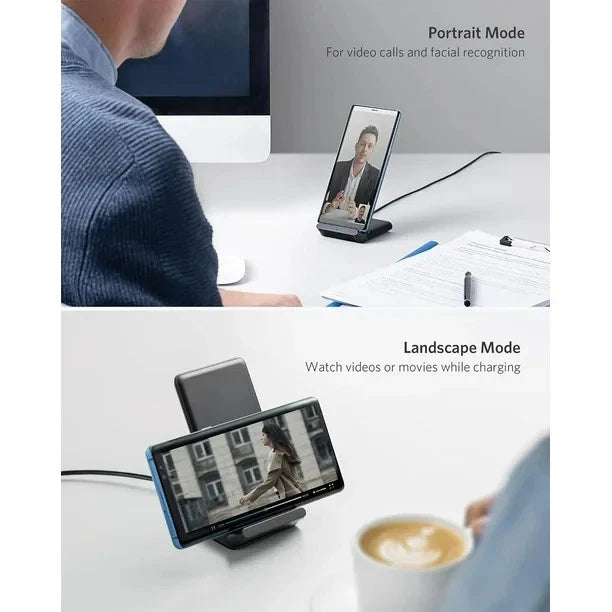 Anker 313 Wireless Charging Stand, Qi-Certified